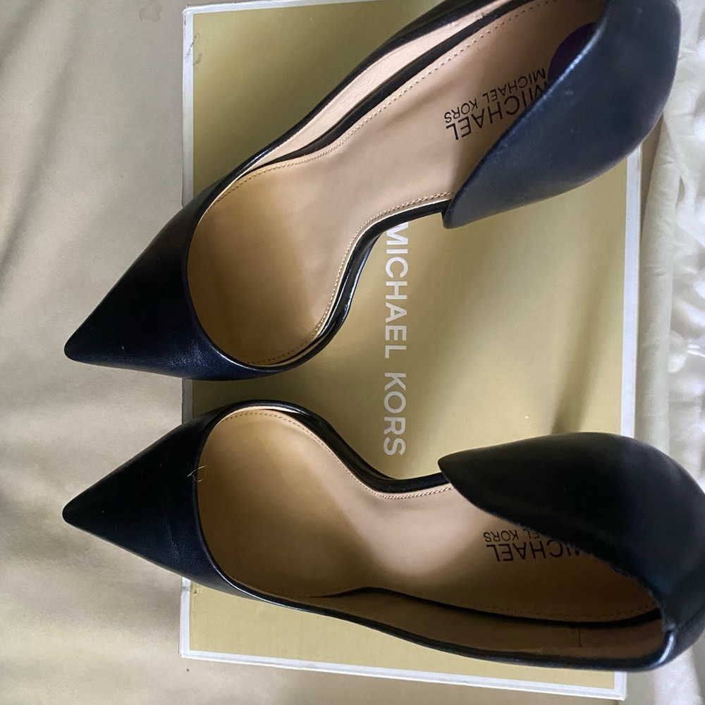 Michael Kors Women's Black Pointed Toe Heels